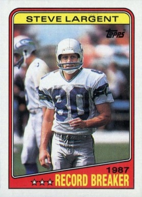 1988 Topps Steve Largent #3 Football Card