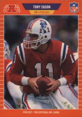 1989 Pro Set Tony Eason #247 Football Card