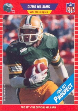 1989 Pro Set Gizmo Williams #535 Football Card