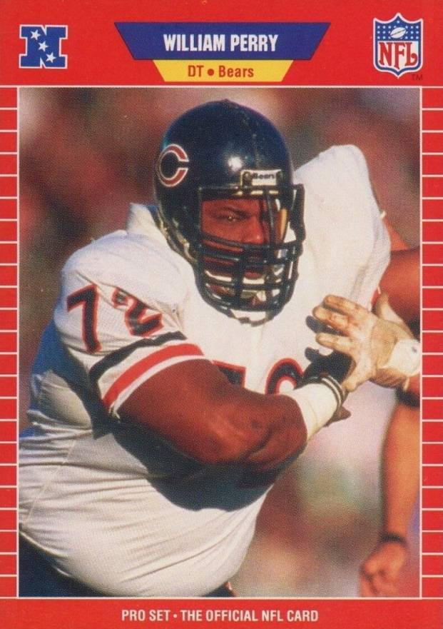 1989 Pro Set William Perry #445 Football Card