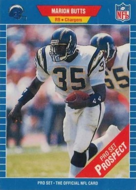 1989 Pro Set Marion Butts #549 Football Card