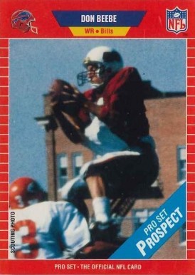 1989 Pro Set Don Beebe #516 Football Card