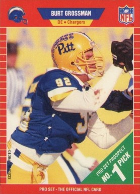 1989 Pro Set Burt Grossman #512 Football Card