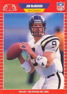 1989 Pro Set Jim McMahon #478 Football Card