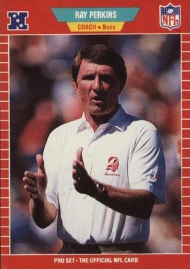 1989 Pro Set Ray Perkins #421 Football Card