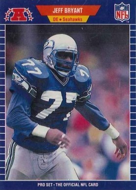 1989 Pro Set Jeff Bryant #392 Football Card