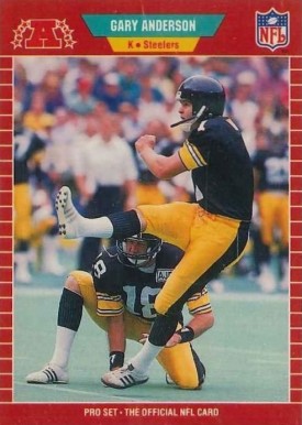 1989 Pro Set Gary Anderson #342 Football Card