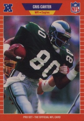 1989 Pro Set Cris Carter #314 Football Card