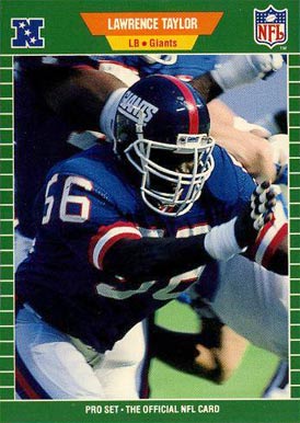 1989 Pro Set Lawrence Taylor #292 Football Card