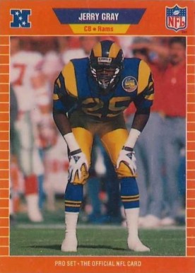 1989 Pro Set Jerry Gray #200 Football Card