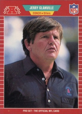 1989 Pro Set Jerry Glanville #154 Football Card