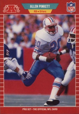 1989 Pro Set Allen Pinkett #151 Football Card