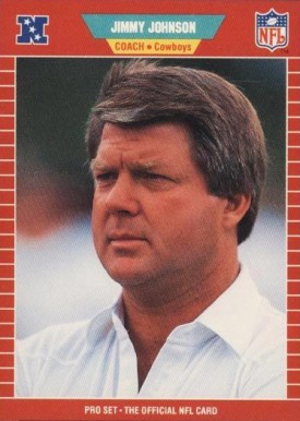 1989 Pro Set Jimmy Johnson #98 Football Card