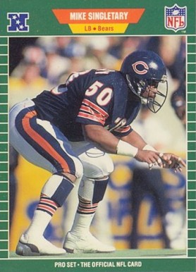 1989 Pro Set Mike Singletary #50 Football Card