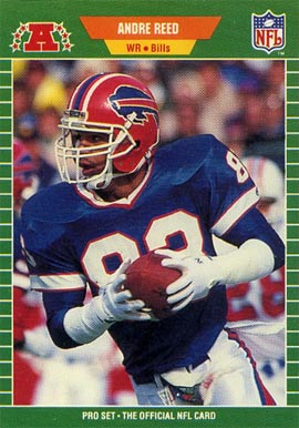 1989 Pro Set Andre Reed #26 Football Card