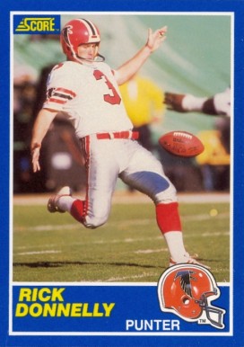 1989 Score Rick Donnelly #33 Football Card
