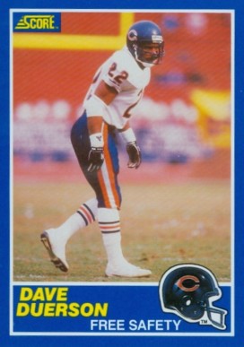 1989 Score Dave Duerson #22 Football Card