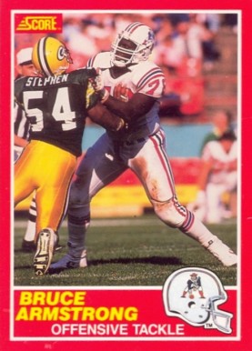 1989 Score Bruce Armstrong #201 Football Card