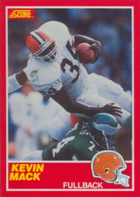 1989 Score Kevin Mack #129 Football Card