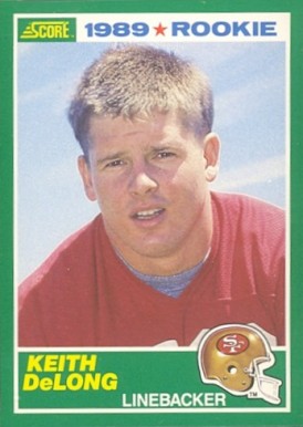 1989 Score Keith Delong #260 Football Card