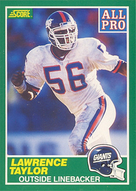 1989 Score Lawrence Taylor (All-Pro) #295 Football Card