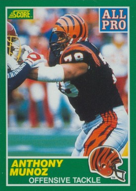 1989 Score Anthony Munoz #309 Football Card