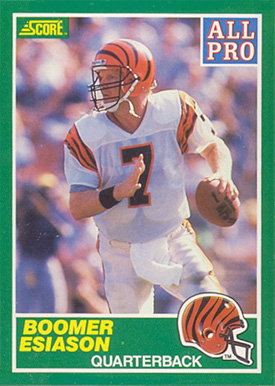 1989 Score Boomer Esiason #298 Football Card
