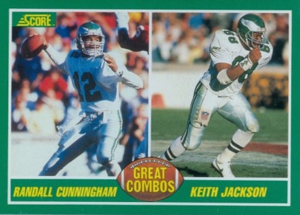 1989 Score Great Combos-Cunningham/Jackson #281 Football Card