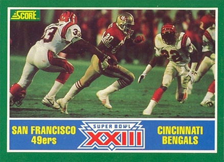 1989 Score Super Bowl XXIII #275 Football Card