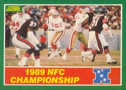 1989 Score NFC Championship #274 Football Card