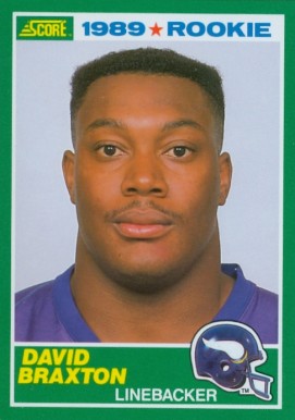 1989 Score David Braxton #256 Football Card