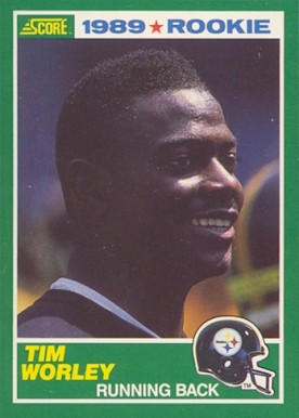 1989 Score Tim Worley #268 Football Card