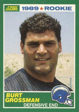 1989 Score Burt Grossman #252 Football Card
