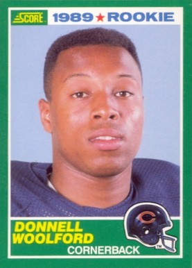 1989 Score Donnell Woolford #247 Football Card