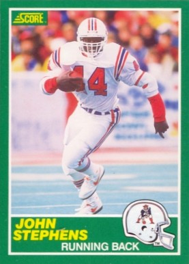 1989 Score John Stephens #236 Football Card
