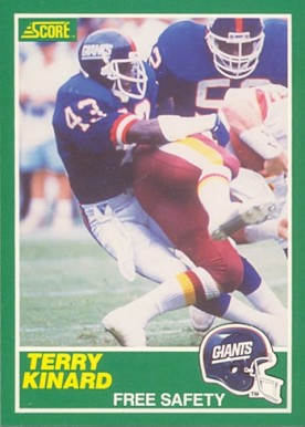 1989 Score Terry Kinard #237 Football Card