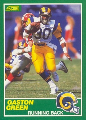 1989 Score Gaston Green #235 Football Card