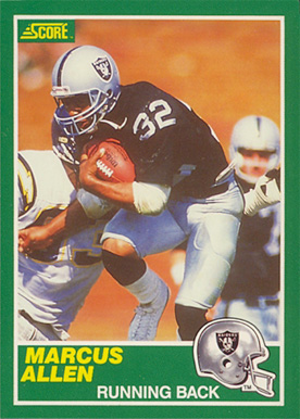 1989 Score Marcus Allen #234 Football Card