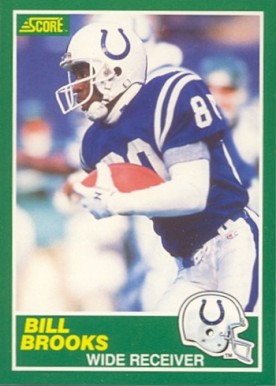 1989 Score Bill Brooks #228 Football Card