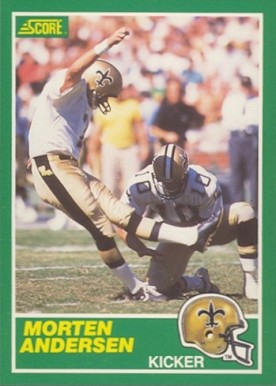 1989 Score Morten Andersen #227 Football Card