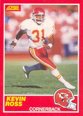 1989 Score Kevin Ross #220 Football Card