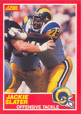 1989 Score Jackie Slater #195 Football Card