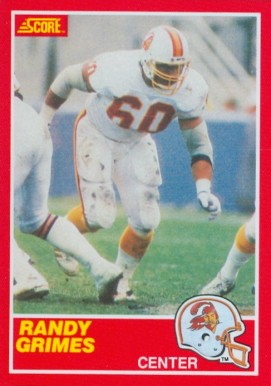 1989 Score Randy Grimes #187 Football Card
