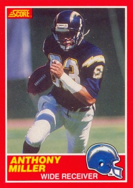 1989 Score Anthony Miller #178 Football Card