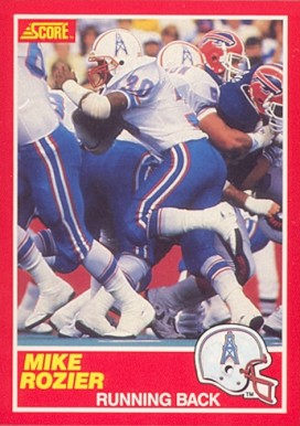 1989 Score Mike Rozier #172 Football Card