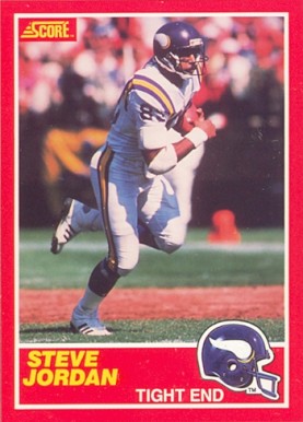 1989 Score Steve Jordan #132 Football Card