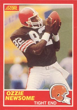 1989 Score Ozzie Newsome #124 Football Card