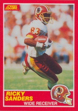 1989 Score Ricky Sanders #122 Football Card