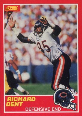 1989 Score Richard Dent #114 Football Card
