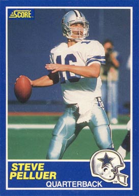 1989 Score Steve Pelluer #90 Football Card